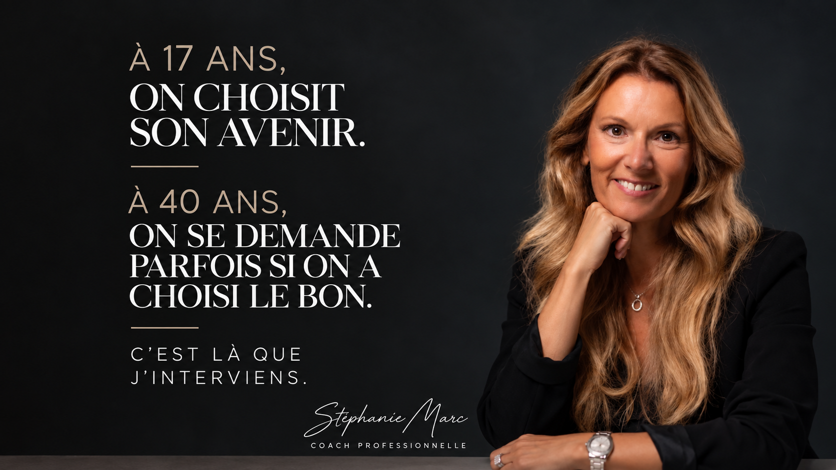 Stéphanie Marc, coaching et décisions de vie