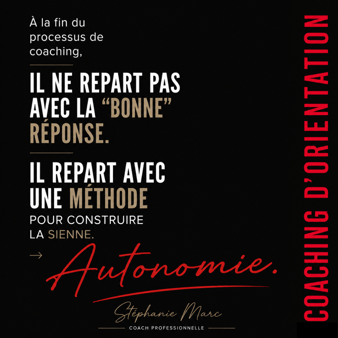 Coaching d'orientation : développer une méthode pour construire ses choix en autonomie