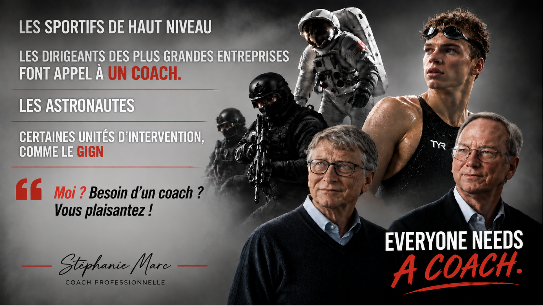 Sportifs de haut niveau, dirigeants, astronautes et unités d'intervention : pourquoi faire appel à un coach