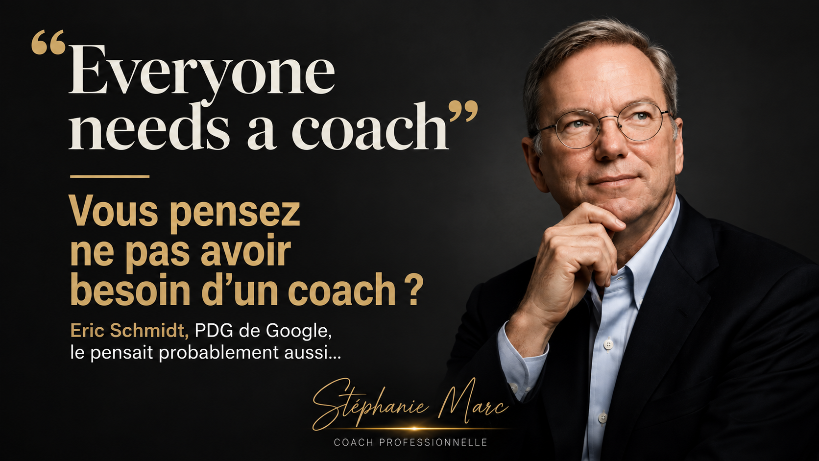 Everyone needs a coach
