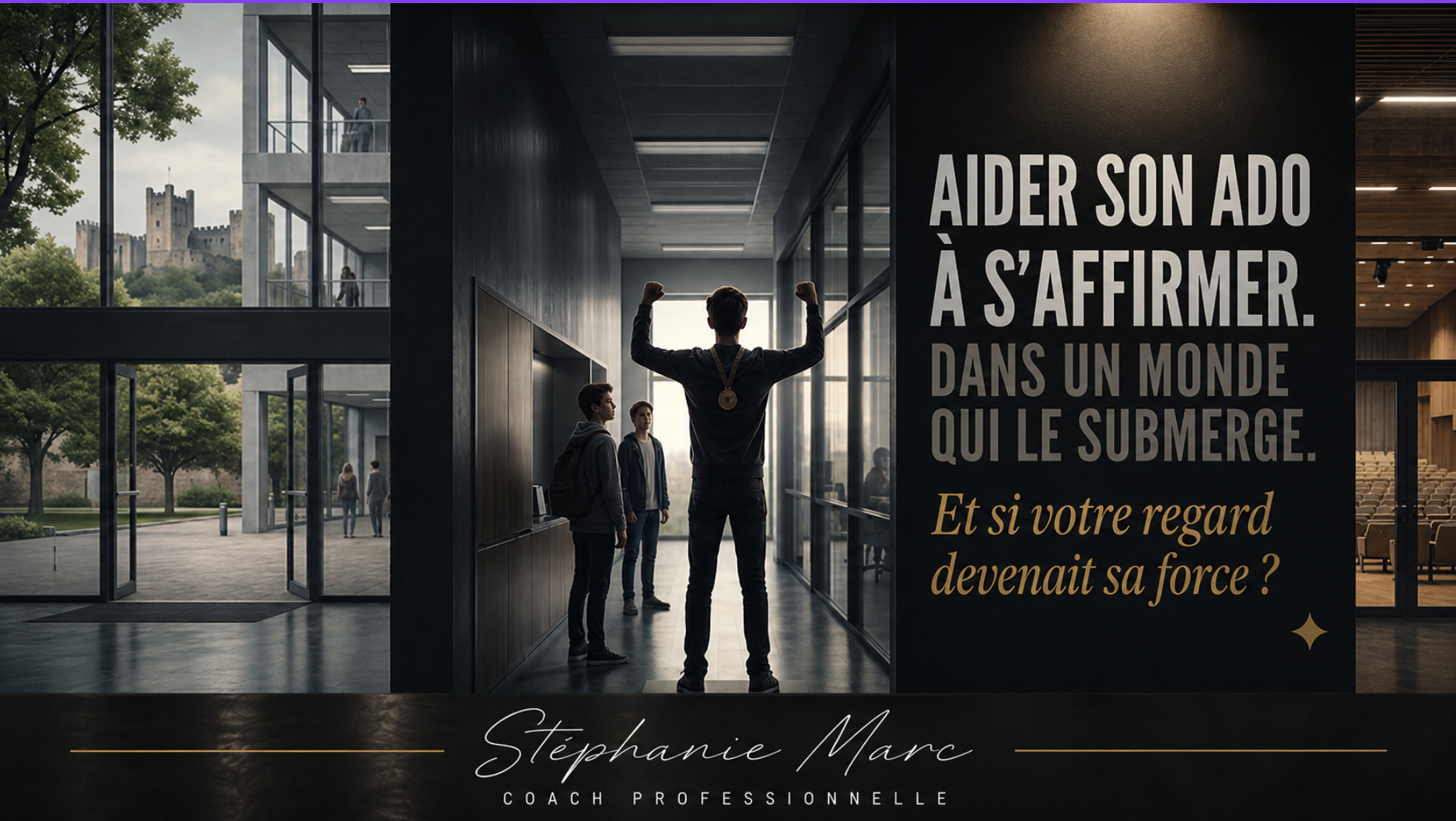Conférence de Stéphanie Marc sur la confiance en soi des adolescents, destinée aux parents